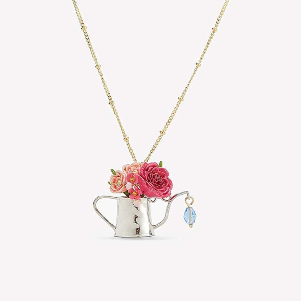 Les Nereides Watering Can And Flower Necklace